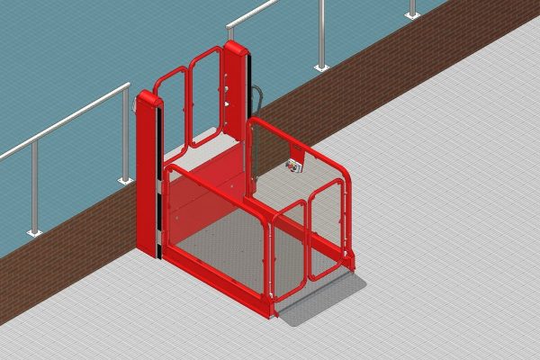 Podnośnik platformowy dla niepełnosprawnych STRATEG (wysokość podnoszenia do 3 metrów)